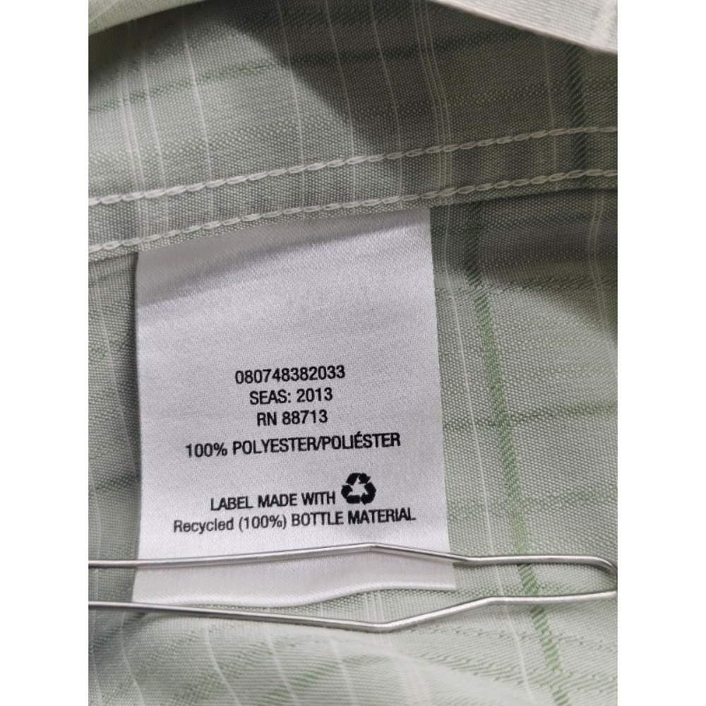 David Taylor Collection Mens XXL Sage Plaid Shirt Pocket - Picture 5 of 6